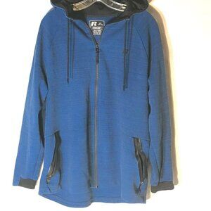 Russell Athletic Sport Track Workout Training Yoga Zip Up Hoodie Sweater